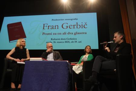 Predstavitev zbirke pesmi Frana Gerbiča 29 Foto Ljubo Vukelič